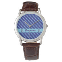 Personalized Blue Striped