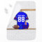 Personalized Blue White Red Football Jersey
