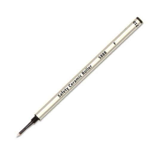 Personalized Blue & White Roller Ball Pen (Refill Option)