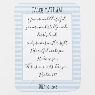 scripture swaddle blanket