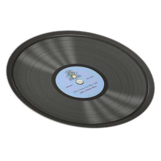 Personalized Bluegrass Vinyl Record Plate (Right Side)