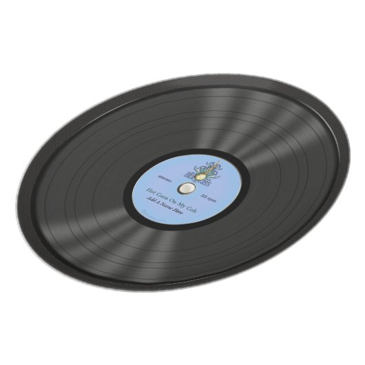 Personalized Bluegrass Vinyl Record Plate (Left Side)