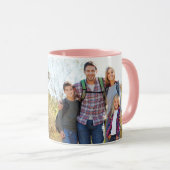 Personalized Blush Pink Best Mommy Ever Photo Mug (Front Right)