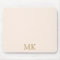 Personalized Blush Pink Gold Monogram Initials