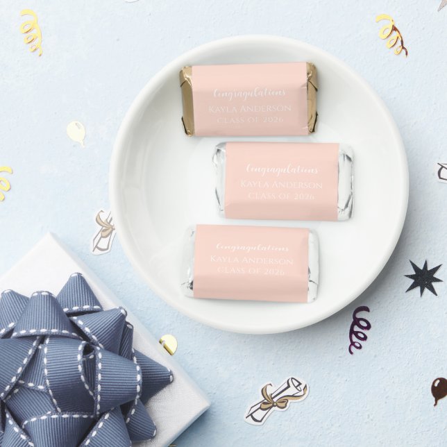 Personalized Blush Pink Graduation Party Favors (Party)