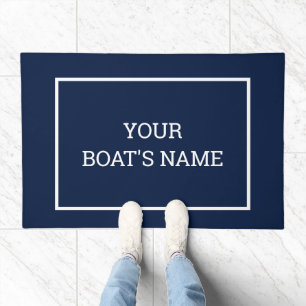 Personalized Boat Name Dock Mat