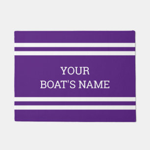 Personalized Boat Name Dock Mat
