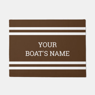 Personalized Boat Name Dock Mat