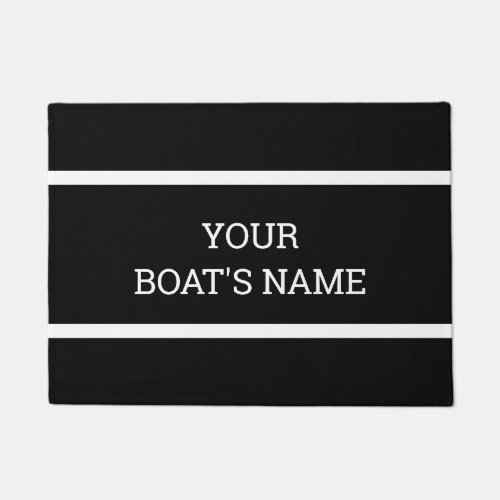 Personalized Boat Name Dock Mat