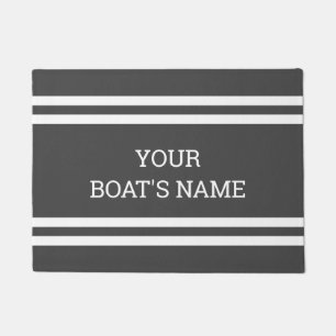 Personalized Boat Name Dock Mat