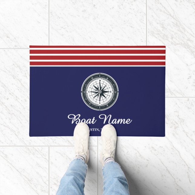 Personalized Boat Name Doormat (Indoor)