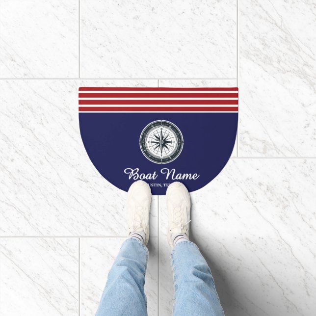 Personalized Boat Name Doormat (Indoor)