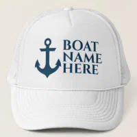 Personalized cheap boat hat