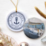 Personalized Boat Name & Photo | Nautical Ceramic Ornament