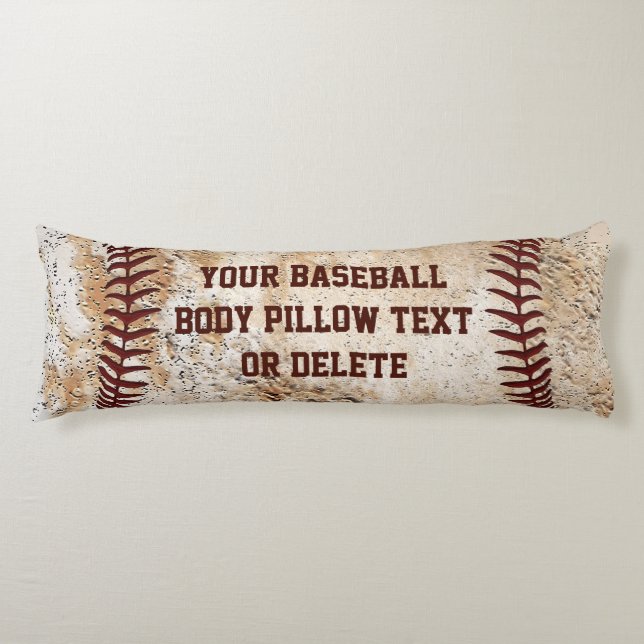 Personalized Body Pillow Gifts for Baseball Lovers (Front)