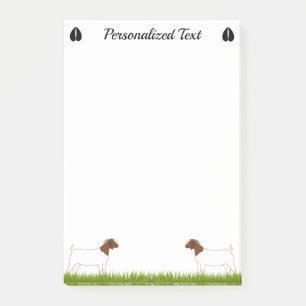 Personalized Boer Goat Farm Post-it Notes