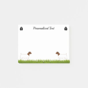 Personalized Boer Goat Post-it Notes