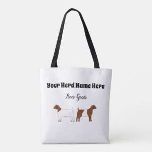 Personalized Boer Goat Tote Bag