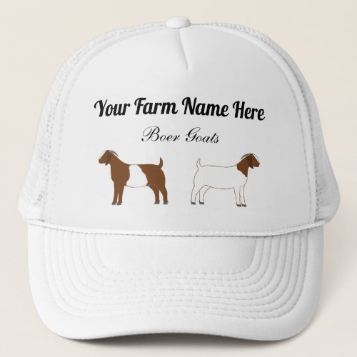 Personalized Boer Goats Trucker Hat