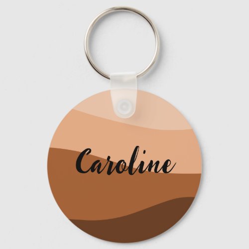 personalized boho chic seamless desert abstract keychain