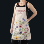 Personalized Boho Floral Wildflower Garden Apron<br><div class="desc">The "Personalized Boho Floral Wildflower Garden Apron" is a delightful and customizable accessory designed for garden enthusiasts who want to bring a touch of personal flair to their gardening routine. This boho-inspired apron not only protects your clothing while you work in the garden but also allows you to make it...</div>