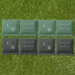 Personalized Boho Minimalist Wedding Cornhole Bags<br><div class="desc">We are always adding new designs daily!</div>