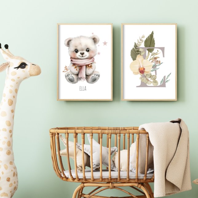Personalized Boho Nursery Decor Wall Art  Wall Art Sets (Creator Uploaded)