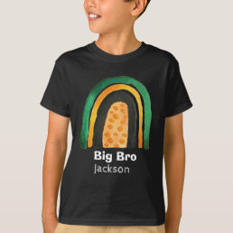 Personalized boho  rainbow big brother, sibling T-Shirt