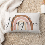 Personalized Boho Rainbow Name Pillow<br><div class="desc">This personalized rainbow name pillow is the perfect addition to your nursery decor, kids room decor or playroom decor. This boho rainbow name pillow is a wonderful baby shower gift, girls birthday gift, rainbow baby gift or new mom gift! This cute personalized pillow displays your child's name in an elegant...</div>