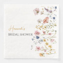 Personalized Boho Wildflower Bridal Shower