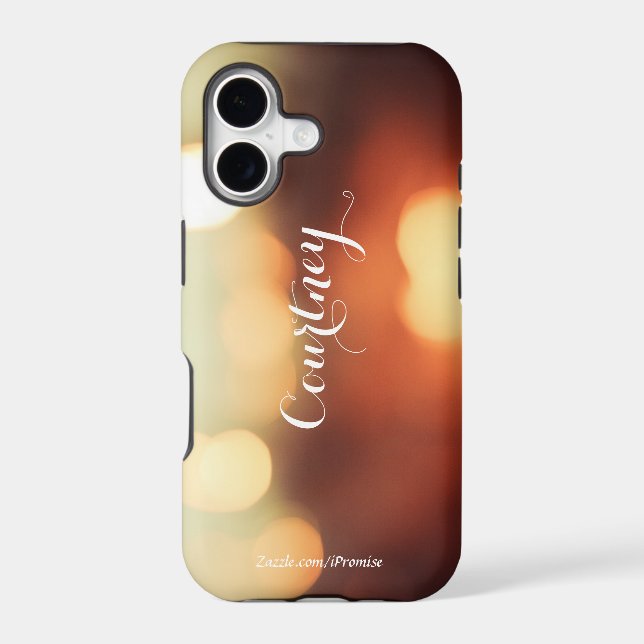 Personalized Bokeh Iphone Case (Back)
