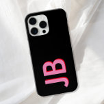 Personalized Bold Initial Monogram iPhone 15 Pro Max Case<br><div class="desc">Personalized Bold Initial Monogram iPhone Case</div>