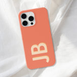 Personalized Bold Initial Monogram iPhone 15 Pro Max Case<br><div class="desc">Personalized Bold Initial Monogram iPhone Case</div>