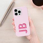 Personalized Bold Initial Monogram iPhone 15 Pro Max Case<br><div class="desc">Personalized Bold Initial Monogram iPhone Case</div>