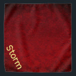 Personalized Bold & Stylish Red Bandana<br><div class="desc">Personalized Red Bandana – Bold & Stylish Make a statement with this personalized red bandana, a striking accessory designed for those who embrace confidence and individuality. Featuring a rich, deep red fabric with a subtly textured appearance, this bandana exudes both sophistication and edge. Your name is elegantly printed in bold...</div>