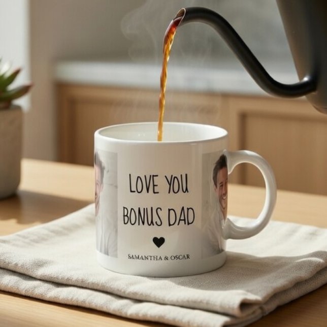 Personalized Bonus Dad Espresso Cup (Creator Uploaded)
