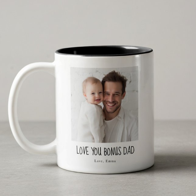 Personalized Bonus Dad Photo Mug – Custom Step Dad (Creator Uploaded)