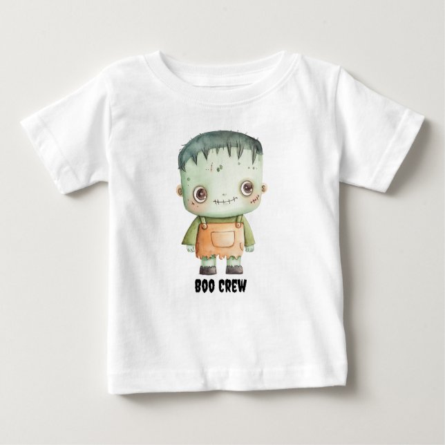 Personalized "Boo Crew" T-Shirt with Frankenstein (Front)