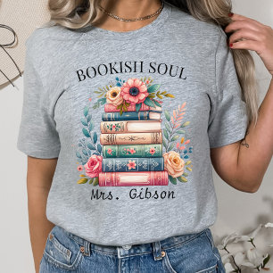 Personalized Book Lover Gift, Book Club Reader  Tri-Blend Shirt