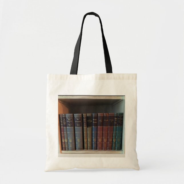 Personalized Book-lover Gift Idea Tote Bag (Front)