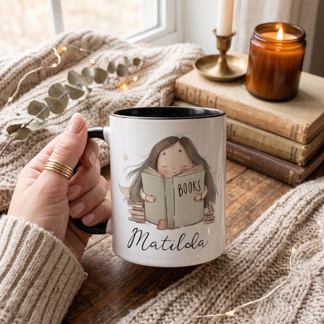 Personalized book lover  mug (Creator Uploaded)