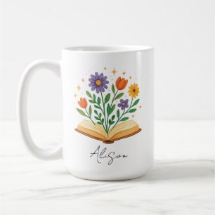 Personalized Book Lover Mug, Custom Gift For Reade Coffee Mug
