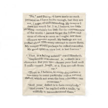 Personalized Book Quote Text Pride & Prejudice