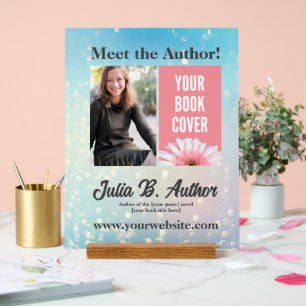 Personalized Book Signing Sign for Authors