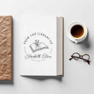 Personalized Book Stamp Custom From The Library
