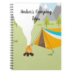 Personalized Book with a camping theme