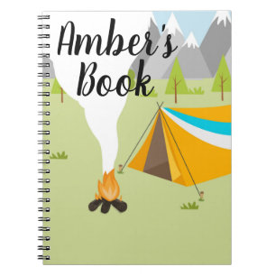 Personalized Book with a camping theme