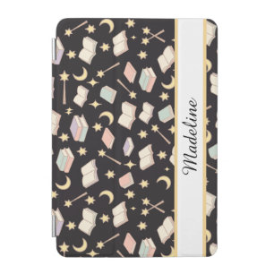 Personalized Bookish Girl Cute Magic Name Dark iPad Mini Cover