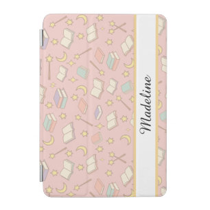 Personalized Bookish Girl Cute Magic Name Pink  iPad Mini Cover