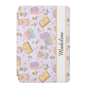 Personalized Bookish Girl Magic Cute Name Purple iPad Mini Cover